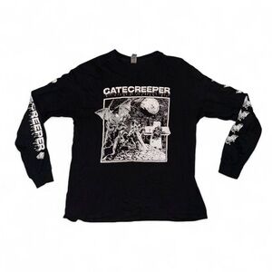Gatecreeper Band Tee Long Sleeve Metal Men’s Size Large